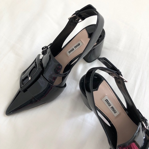miu miu slingback shoes